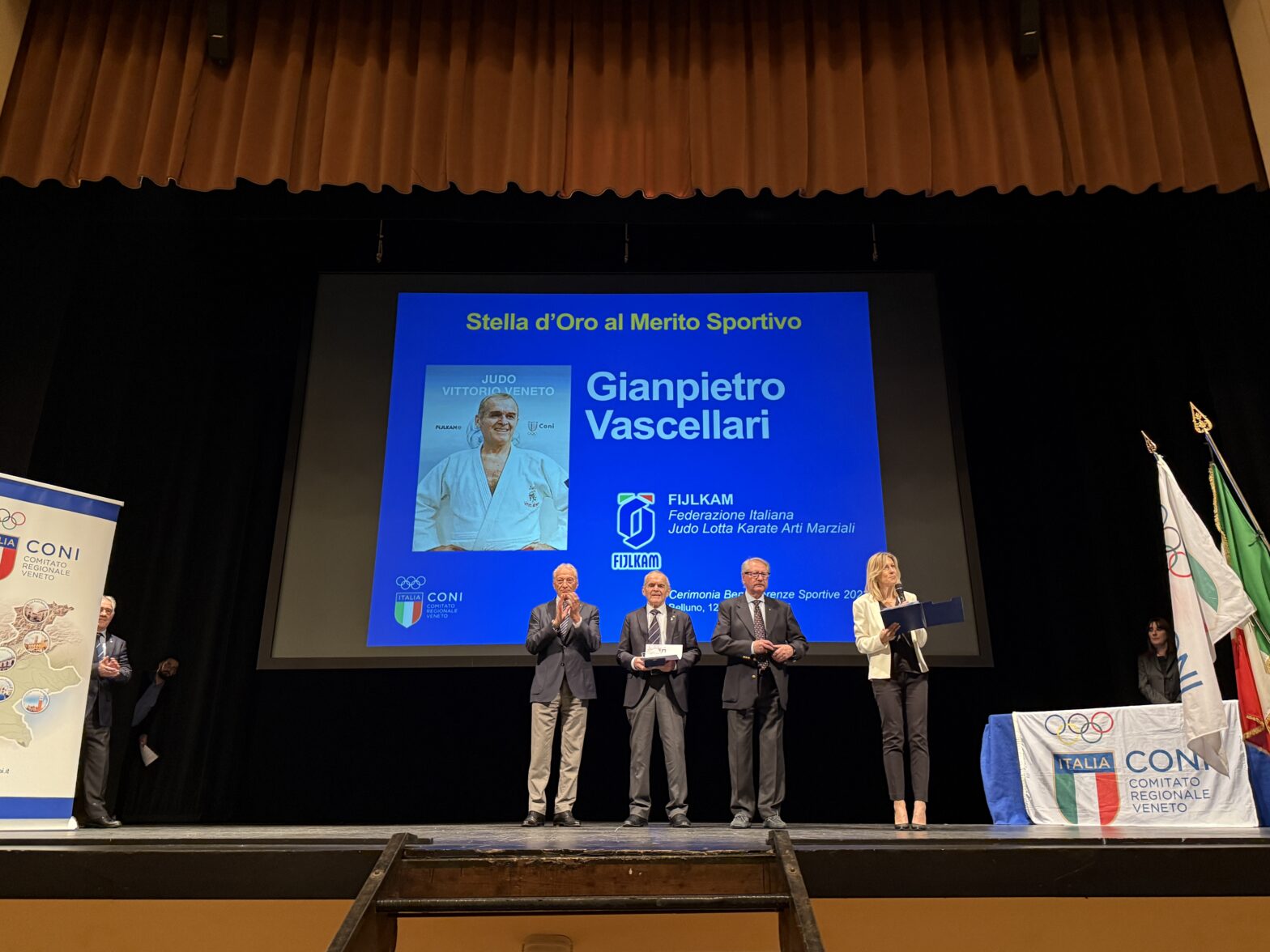 Una Vita per il Judo: Stella d’Oro al Maestro Gianpietro Vascellari